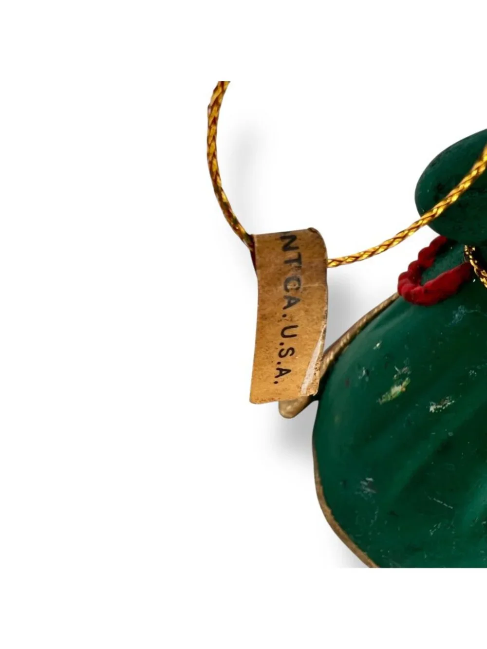J.A. Griffith 1997 Vintage Santa Figure Bird Birdhouse Sunflower Signed Ornament